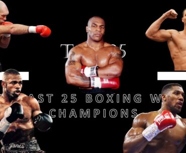 The Last 25 Boxing World Champions: Mike Tyson, Evander Holyfield, Anthony Joshua, Oleksandr Usyk