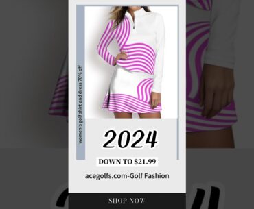 Looking for ladies golf outfits from 34.99?Get it now.240131_xy_1 #golf womensfashion #style#ootd