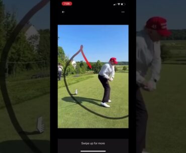 Donald Trumps Golf swing is 1) bad or 2) horrible! #donaldtrump #potus #golf