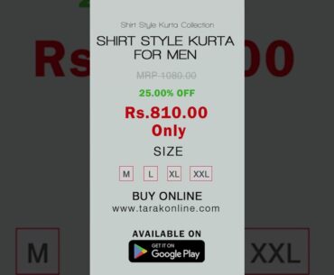 Shirt Style Kurta