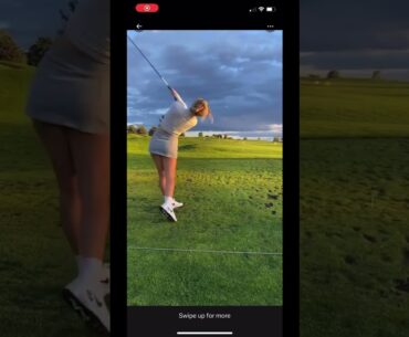 #paigespiranac golf swing is a. 💪🏼 or b 💩💩? #tomgillisgolf #golfbabes #golf