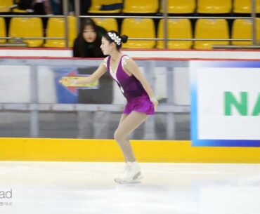 김찬 Chan KIMㅣFS 05ㅣ(W30802) 여자 18세 이하부 싱글B조ㅣ2024-02-24 동계체육대회 5일차ㅣ경기 0923ㅣ화정고등학교 1학년