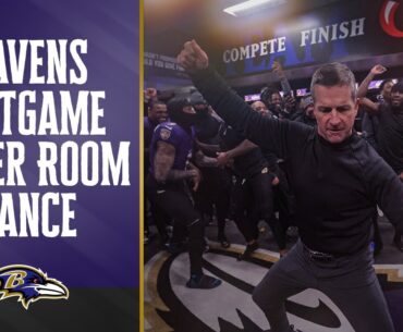 Ravens Coaches, Players Dance In Locker Room Celebration After Divisional Victory