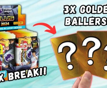 Adrenalyn XL PLUS 2024 Premier League booster box opening! 3X GOLDEN BALLERS!!