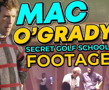 RARE Mac O'Grady GOLF SWING SCHOOL | Classroom Instruction