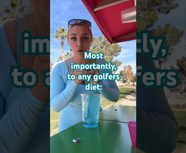 What color drink should I make next ?!🩵 #cartgirl #golf #golfer #drinks #golfcart #bevcart