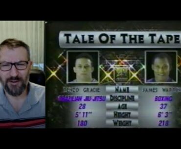 Renzo Gracie (BJJ) vs  James Warring (Boxing) - World Combat Championships - 17-Oct-1995
