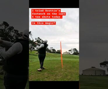Scheffler Footwork = Magic
