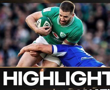 HIGHLIGHTS | IRELAND V ITALY | 2024 MENS GUINNESS SIX NATIONS