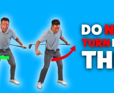 Don't Turn Your Shoulders for a Driver Golf Swing