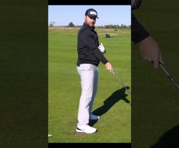 Focus on releasing the club in front of the ball and tilt your shoulders to keep your swing speed