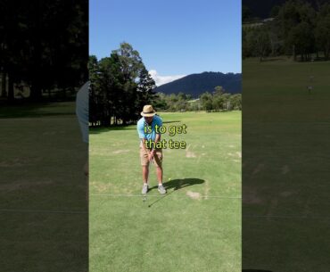 Golf Tee Release Drill #shorts