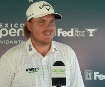 Sami Valimaki Sunday Flash Interview 2024 Mexico Open at Vidanta © PGA Tour