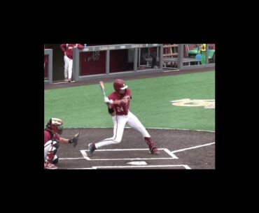 SLOW-MO BOMB! Cam Smith from @FSUSeminoles goes DEEP!  #baseball