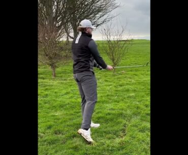 Beautiful recovery shot for team GB #golf #golfr #clutch #ukgolf