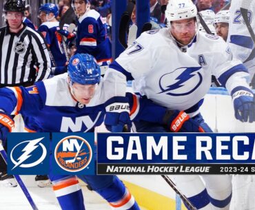 Lightning @ Islanders 2/24 | NHL Highlights 2024