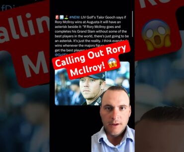 Talor Gooch calls out Rory McIlory! 😱 … (Comment + Subscribe)