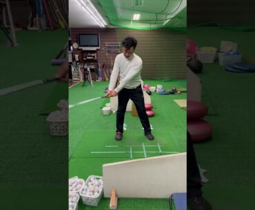 シンプルな回転式スイング取組み中！#回転式スイング #varigol #shorts