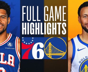 76ERS at WARRIORS | FULL GAME HIGHLIGHTS | January 30, 2024