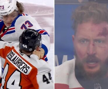 Matt Rempe & Nicolas Deslauriers Drop the Gloves in Epic Old School NHL Fight