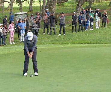 Bronte Law rolls in the winning putt | Lalla Meryem Cup