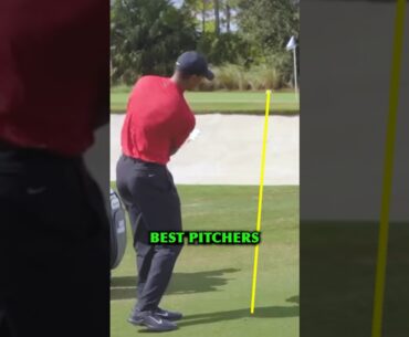 Tiger Woods reveals a secret for using the pitching wedge #golf