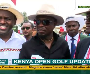CS Ababu Namwamba terms the Magical golf Kenya Open as wonderful | Scoreline