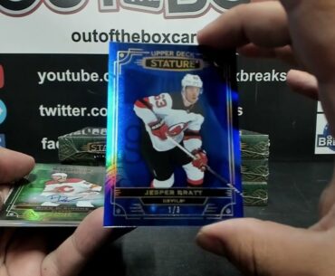 Out Of The Box Group Break #14,643- 22-23 Upper Deck Stature (8 Box) Half Case Team Buy (Fresh Case)