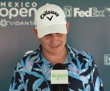 Entrevista a Emiliano Grillo tras la tercera ronda del Mexico Open at Vidanta 2024