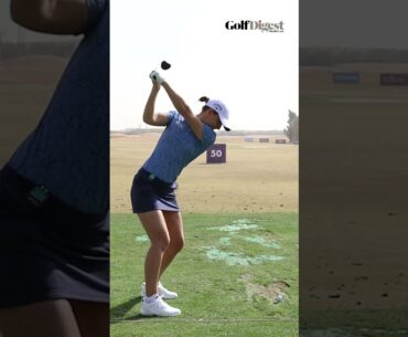 Swing your swing at 2024 Aramco Saudi Ladies International #golfdigestme #golf #golfswing #aramco