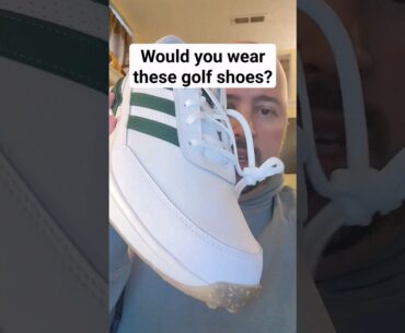 Would you wear these adidas golf shoes? #golf #shoes #golfer