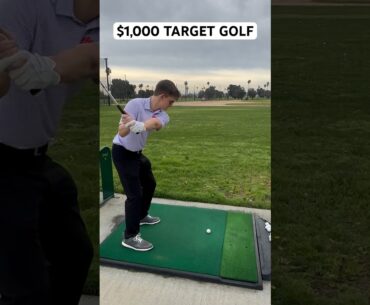$100 MADE BEFORE HOLE 1!! #trending #reaction #gambling #golf #betting #golfcourse #viral
