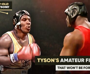 Damn... When 15-year-old Mike Tyson CRUSHED Cocky Opponents In His Amateur Career!
