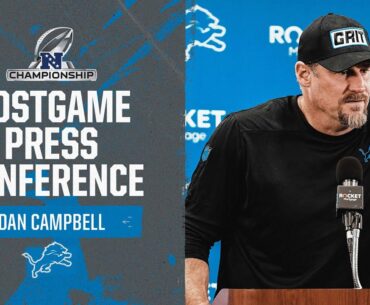 Dan Campbell postgame media availability | 2023 NFC Championship: Lions vs. 49ers
