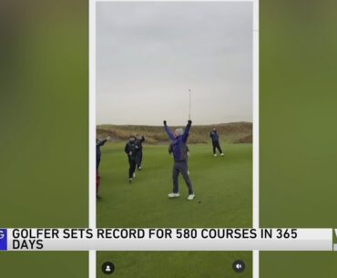 Golfer Sets Record for Most 18 Hole Courses in One Year!