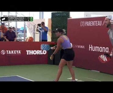 JACK SOCK IS THE NEW BEN JOHNS - Mixed R16 - Sock/Parenteau vs Devilliers/Smith | Arizona Cup 2024