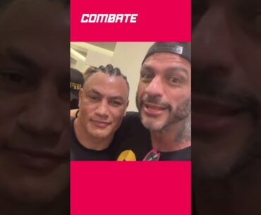 BAMBAM E POPÓ SE DIVERTEM COM SUCESSO DA LUTA NO FMS 4 |#shorts| Combate.globo