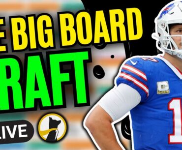 The Big Board Live Draft | Underdog Fantasy Best Ball (2024)