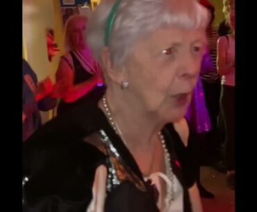 Gladys at the Douglas Park Golf Club - Paris Olympics Ladies Dinner  - at nearly 90