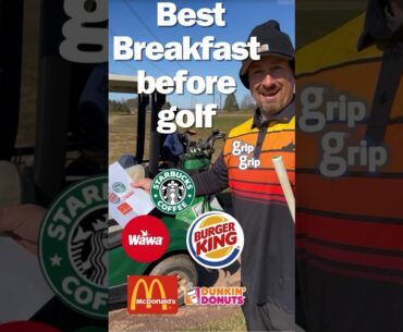 Best Breakfast before you golf RANKED!! Comment what you rank them below #golf #breakfast