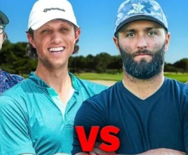 I actually like Wesley a lot...but did anyone else find it funny/ironic that Jon Rahm had Wesley totally intimitaded and flustered when Ripping on him just like Wesley usually does to George?