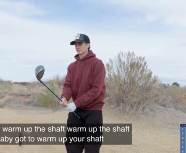 Warming up the shaft huh