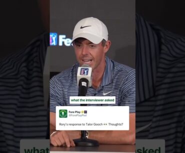 Rory McIlroy’s RESPONSE to Talor Gooch 👀