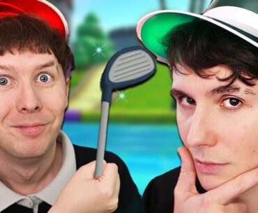 GOLF WITH SLITS - Dan and Phil Play: Golf With Friends #9