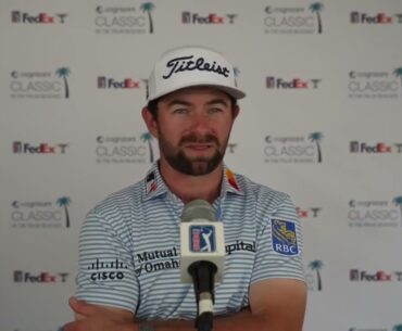 Cameron Young Thursday Flash Interview Day 1 2024 Cognizant Classic © PGA Tour