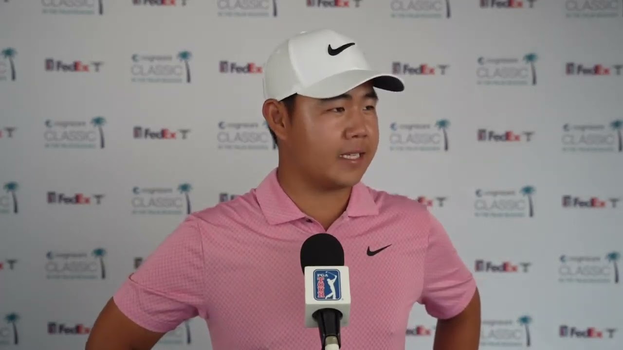 Tom Kim Friday Flash Interview 2024 Cognizant Classic in The Palm Beaches Tom Kim Friday Flash Interview 2024 Cognizant Classic in The Palm Beaches