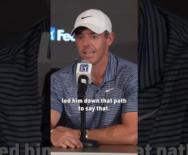 Rory responds to Talor Gooch's asterisk comment