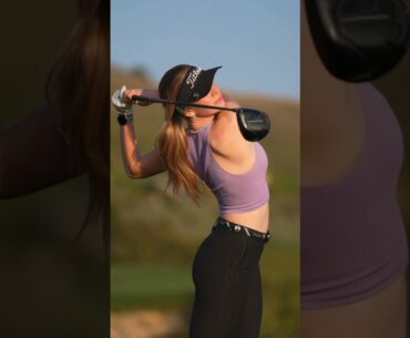 Straight down the fairway