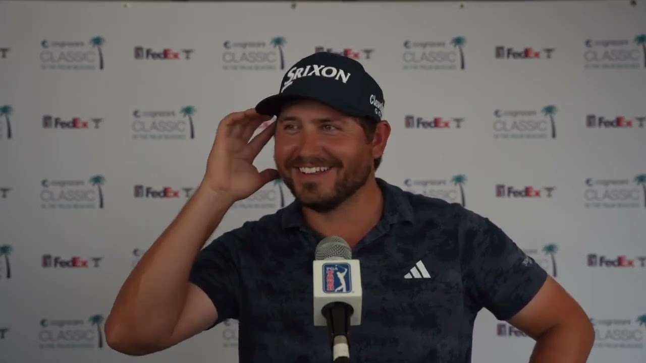 Andrew Novak Thursday Flash Interview Day 1 2024 Cognizant Classic © PGA Tour Andrew Novak Thursday Flash Interview Day 1 2024 Cognizant Classic © PGA Tour