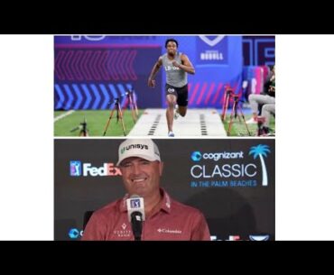 Sports talk time:NFL Combine, 30 days til MLB o’day & PGA Tours FL swing & RP’s 500th career start.